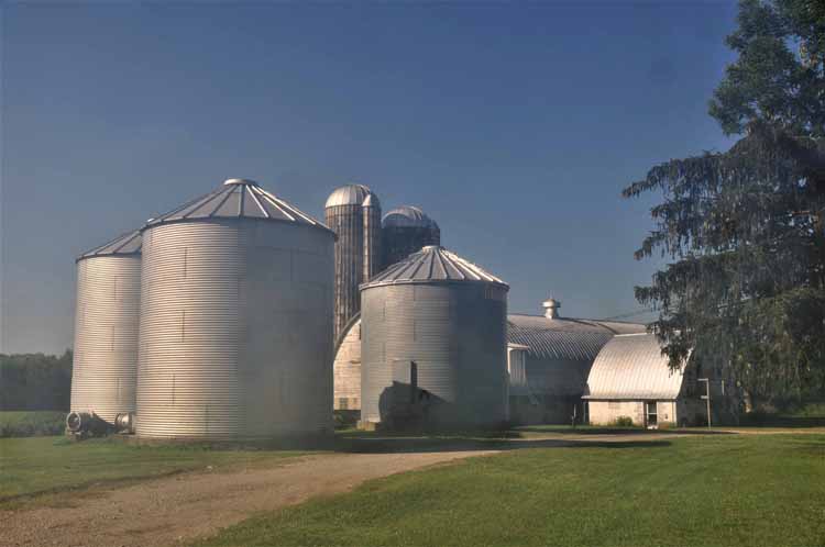 farm silos